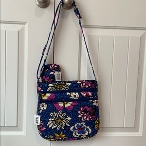 Vera Bradley Hipster + Eye Case African Violet